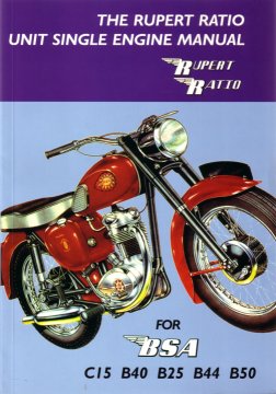 BSA B40 PARTS BOOK FOR  1960 TO 1964 DISTRIBUTER ENGINED MODELS