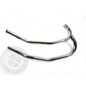 42-2957 Swept Back Chrome Exhaust Pipes BSA A10