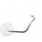 48695 Chrome Swept Back Exhaust Pipe - Royal Enfield Continental GT
