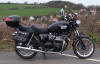 Triumph Bonneville with King and Queen Seat